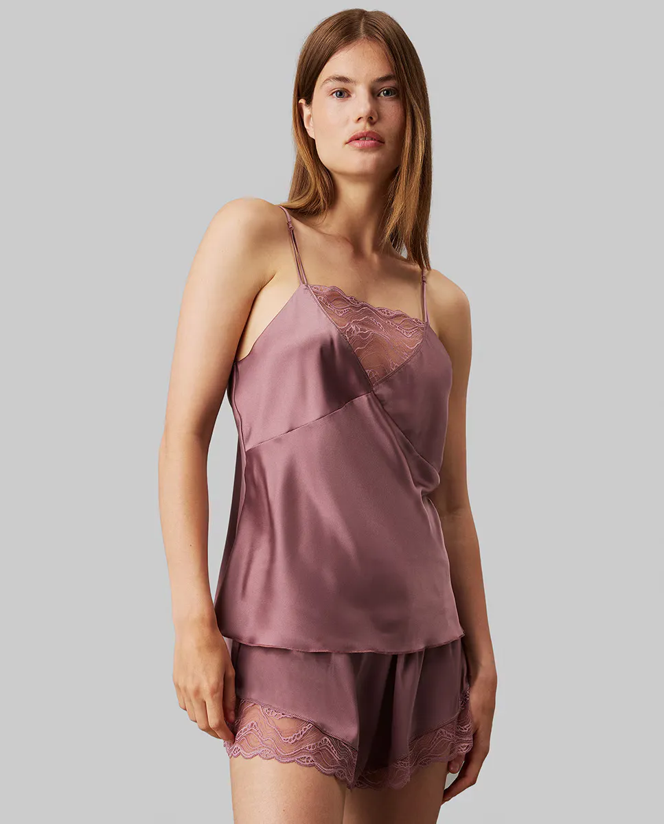 

Футболка с пижамным бельем - Ck Instinct Sleep Calvin Klein, розовый