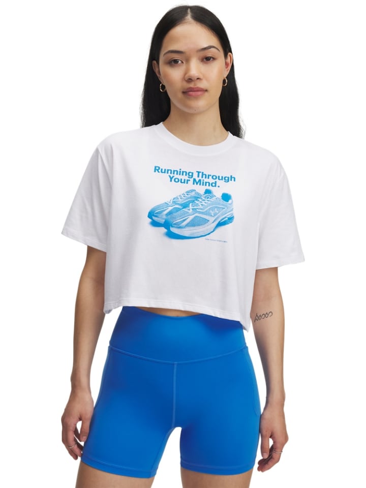 

Спортивная футболка Varsity Os T-Shirt белого цвета Under Armour