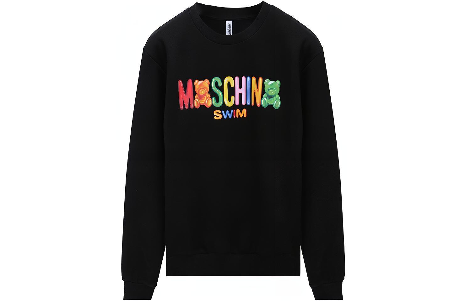 

MOSCHINO Толстовка мужская черная