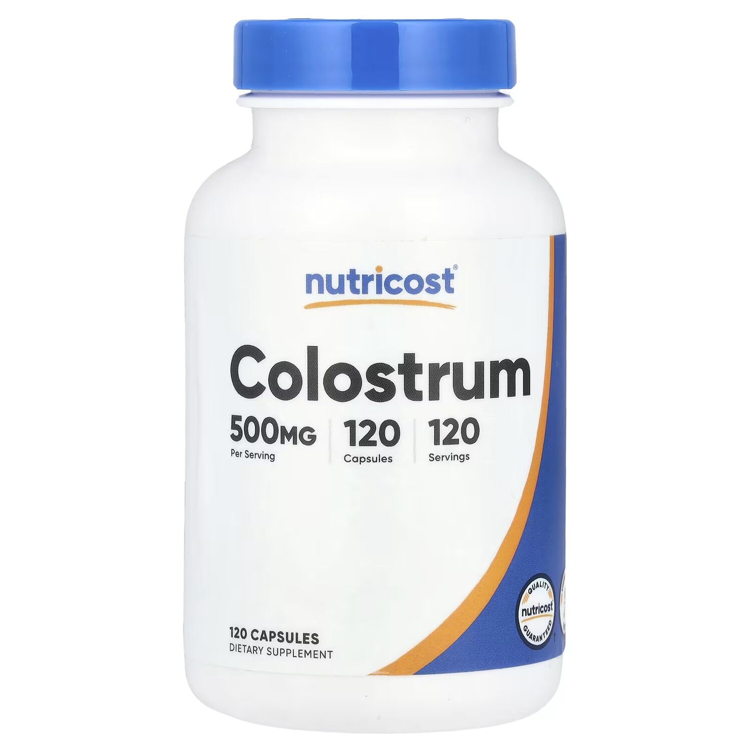 

Молозиво, 500 мг, 120 капсул Nutricost