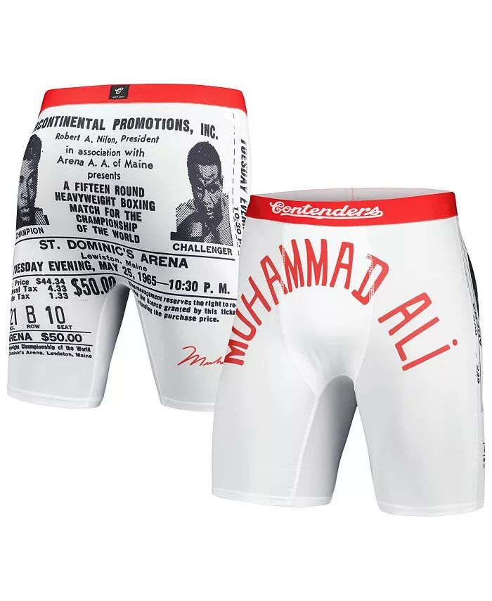 

Мужские белые трусы-боксеры Muhammad Ali 1965 Robe Contenders Clothing