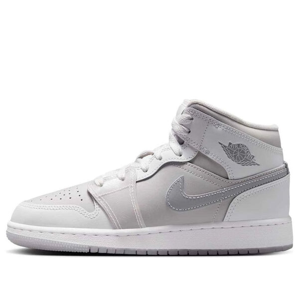 

Кроссовки 1 mid se 'summit white metallic silver' Air Jordan, белый