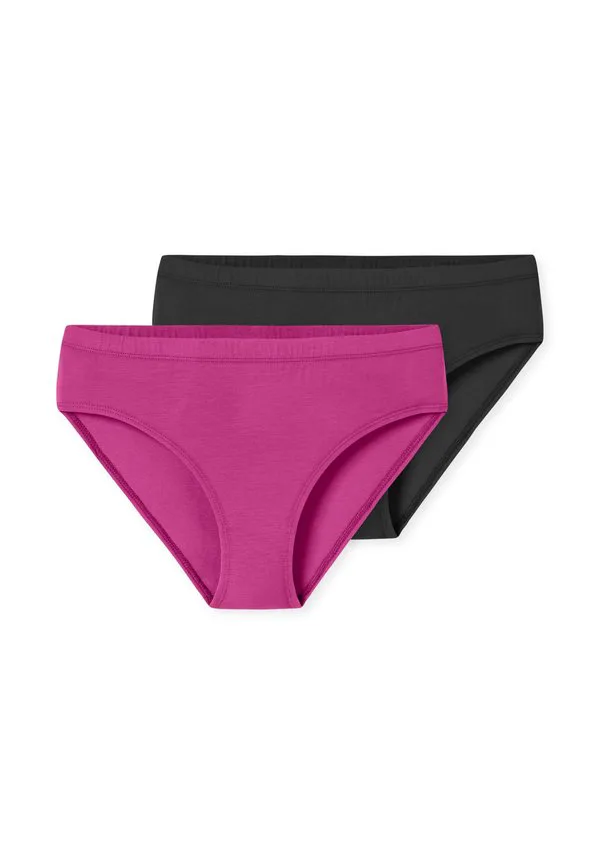 Трусы в упаковке по 2 штуки Schiesser, Schwarz/Violett