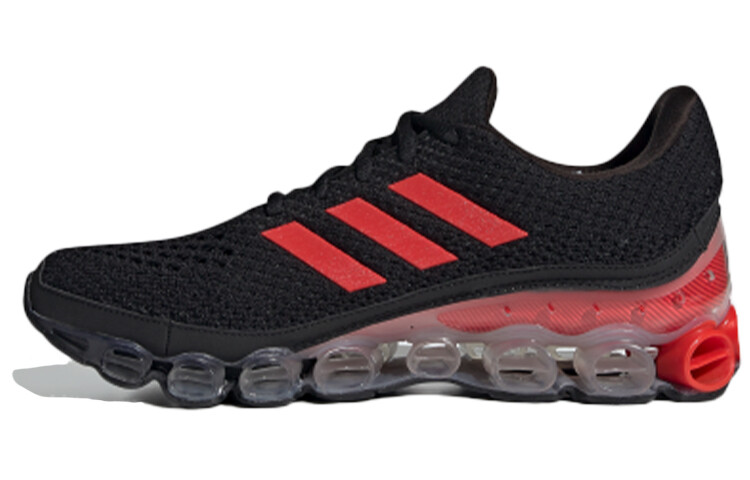 

Кроссовки Microbounce для бега унисекс с низким верхом, черные/красные Adidas