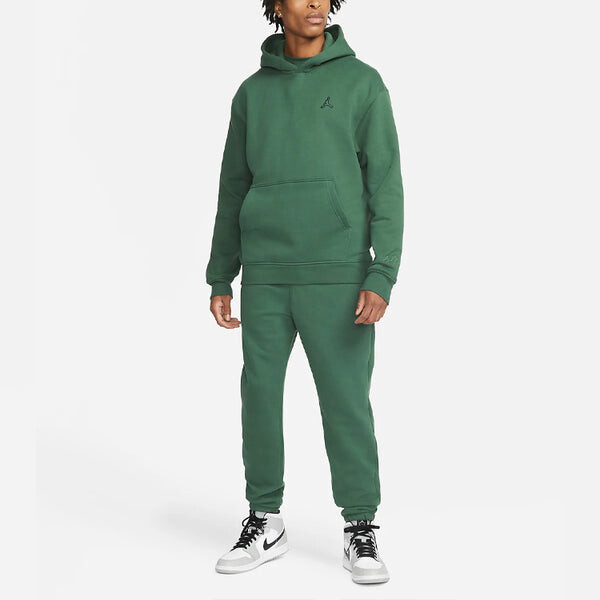 Толстовка Men's Air Jordan Essentials Embroidered Logo Sports Fleece Green, зеленый — фото 2