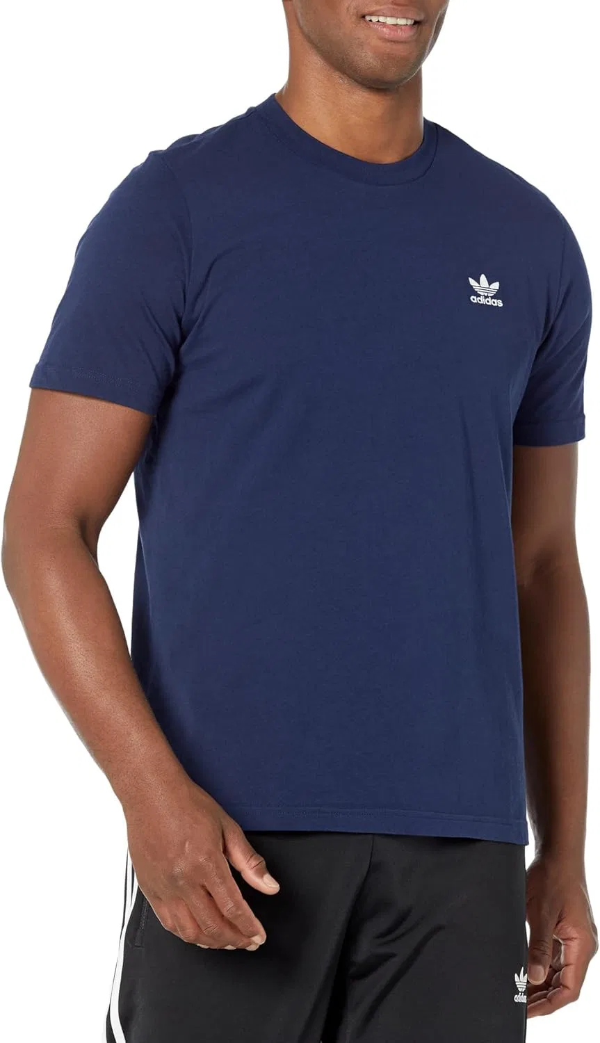 Футболка с логотипом Trefoil, adidas, Night Indigo