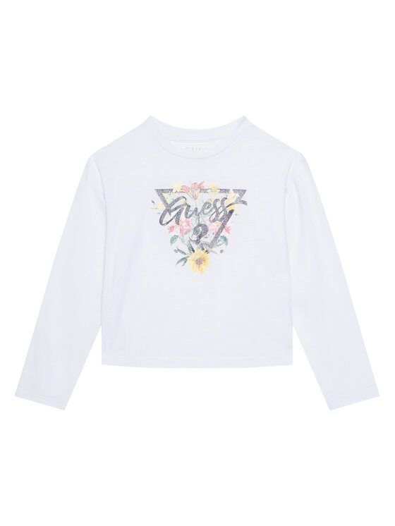 

Блузка regular fit J5YI36 K6YW4 Guess, белый