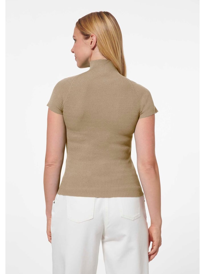 

MADELEINE Вязаный свитер с короткими рукавами натурального цвета