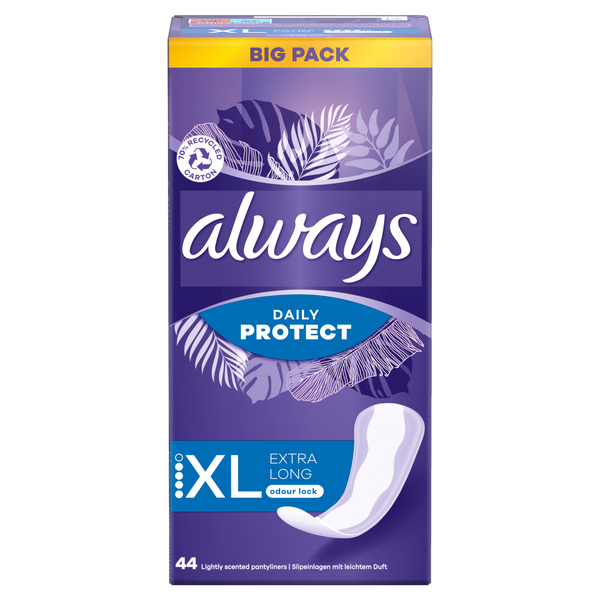 

Гигиенические прокладки Long Plus, 44 шт./1 упаковка. Always Daily protect