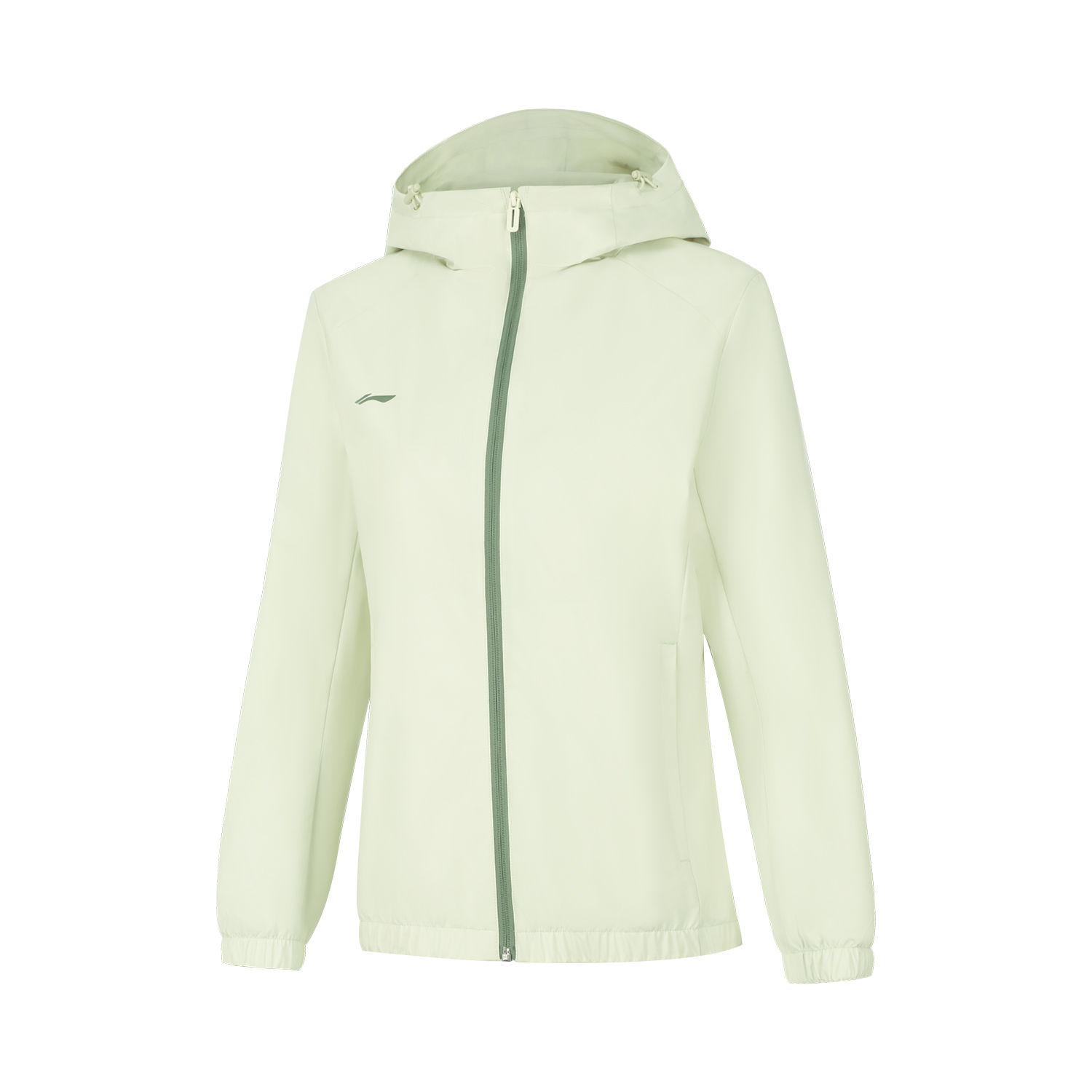 

LiNing Sports Life Collection Тренч женский Светло-зеленый чайный, Светло-коричневый зеленый