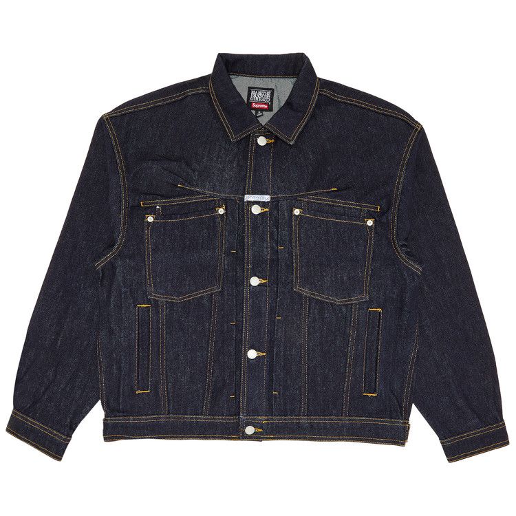 

Джинсовая куртка Supreme x Martithé + François Girbaud X-Seam Denim Trucker Jacket 'Rigid Indigo'