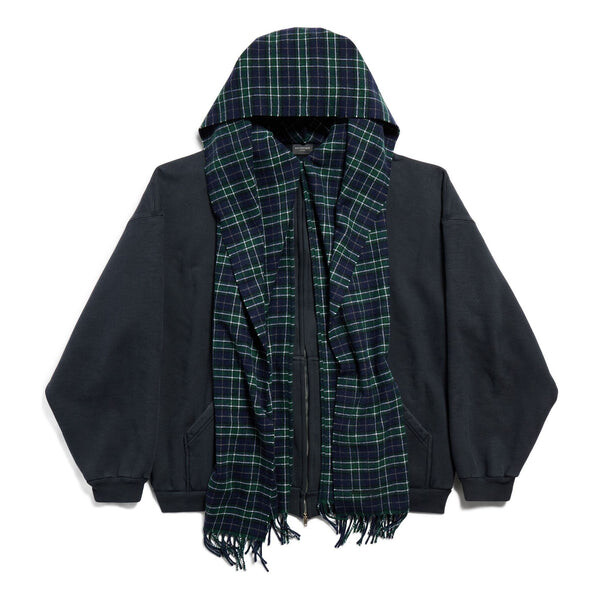 

Куртка unity sports icon scarf full zip hoodie oversized 'dark blue' Balenciaga, синий