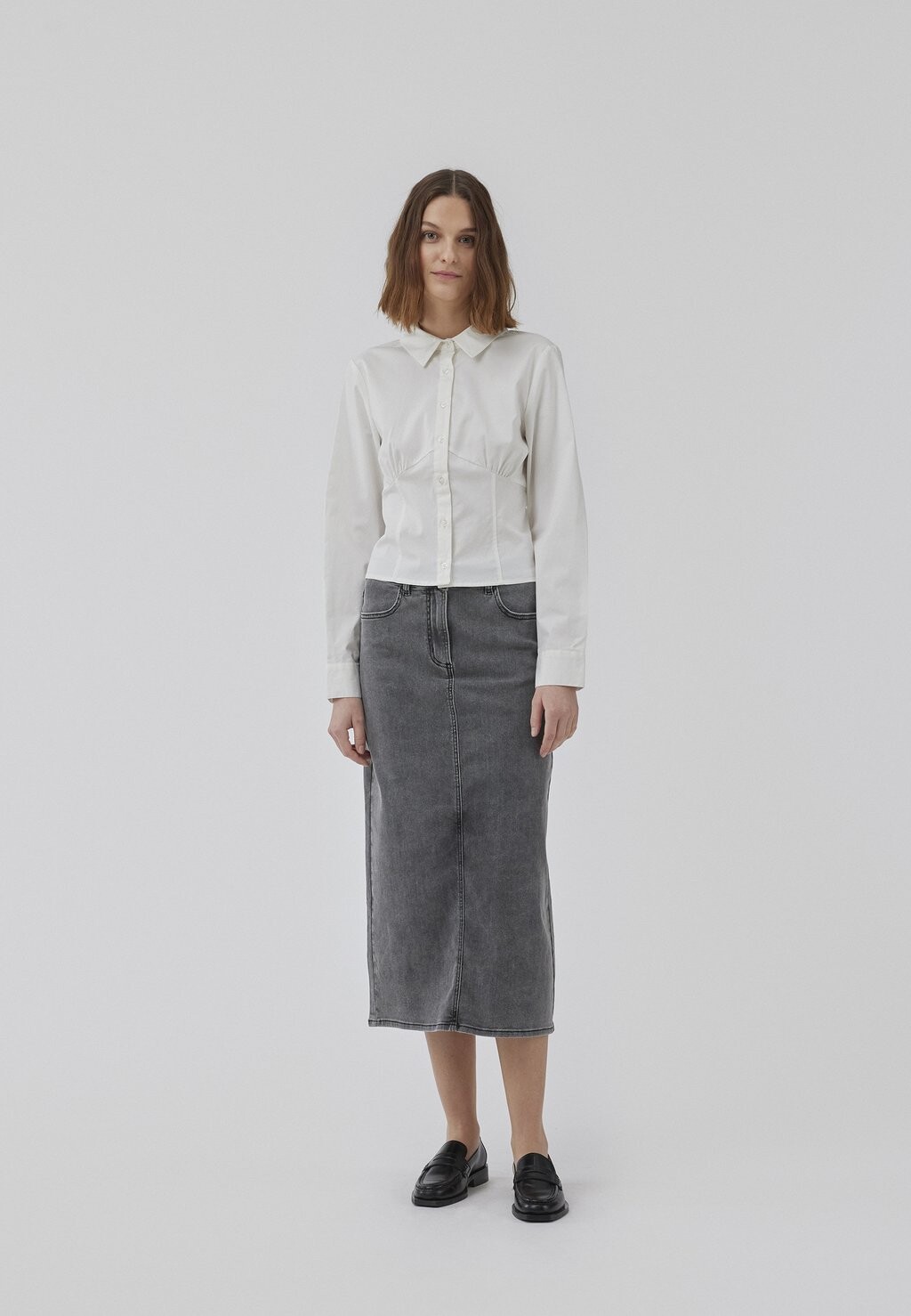 

Юбка из денима HARVEY SKIRT Modström, черный