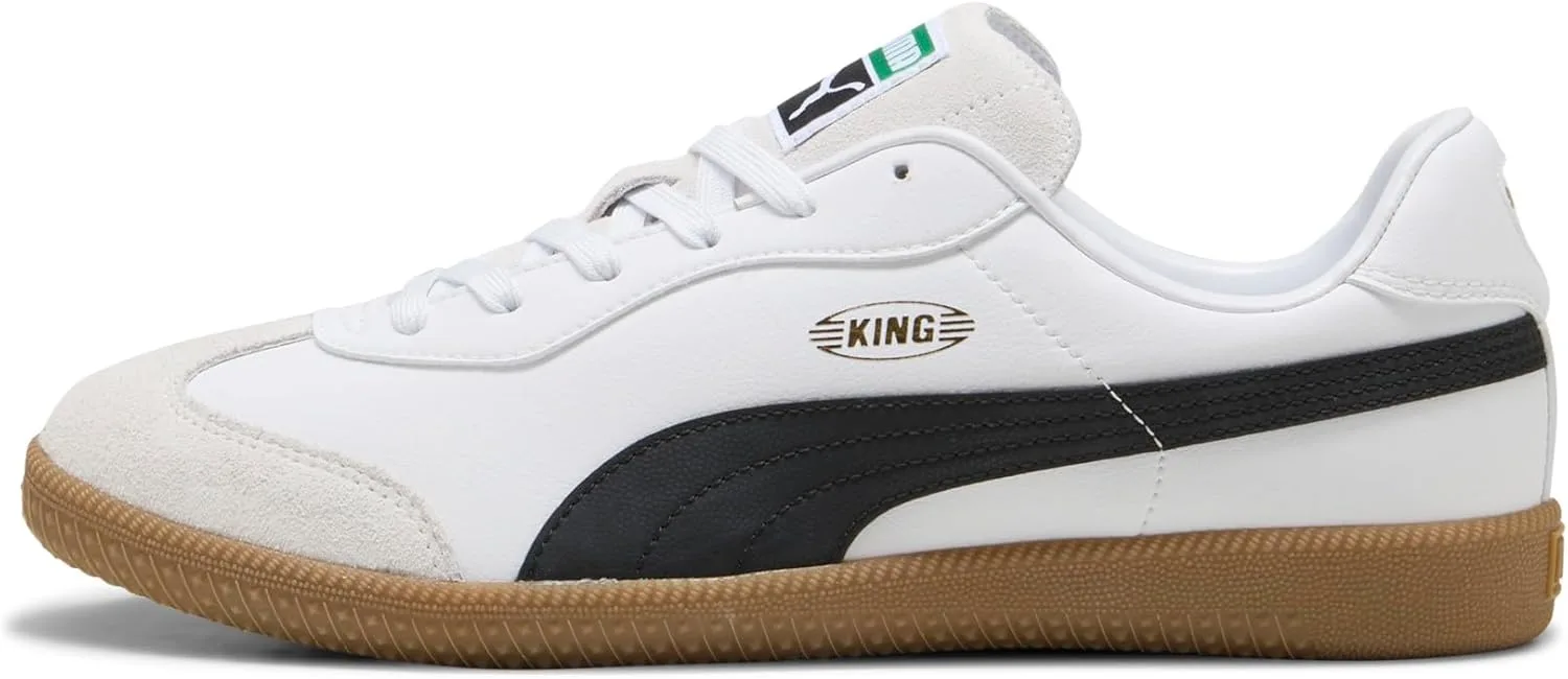 Кроссовки PUMA King 21 для тренировок и фитнеса, унисекс, белый/черный