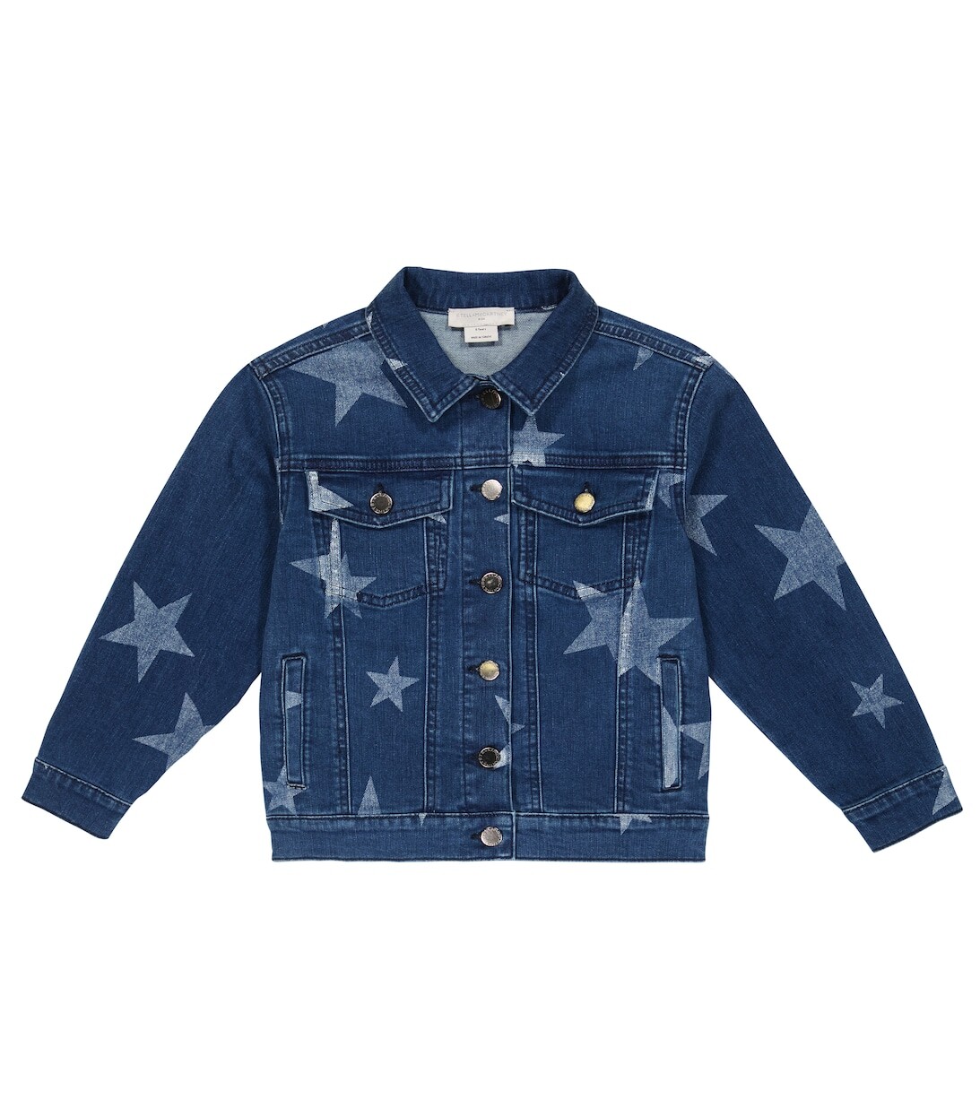 

Джинсовая куртка с принтом Stella McCartney Kids, синий