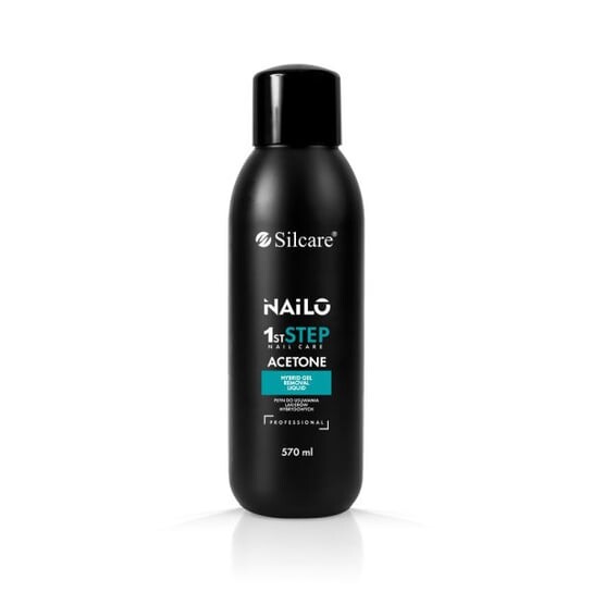 

Ацетон для снятия гибридных лаков 570мл Silcare, Nailo 1st Step Nail Acetone