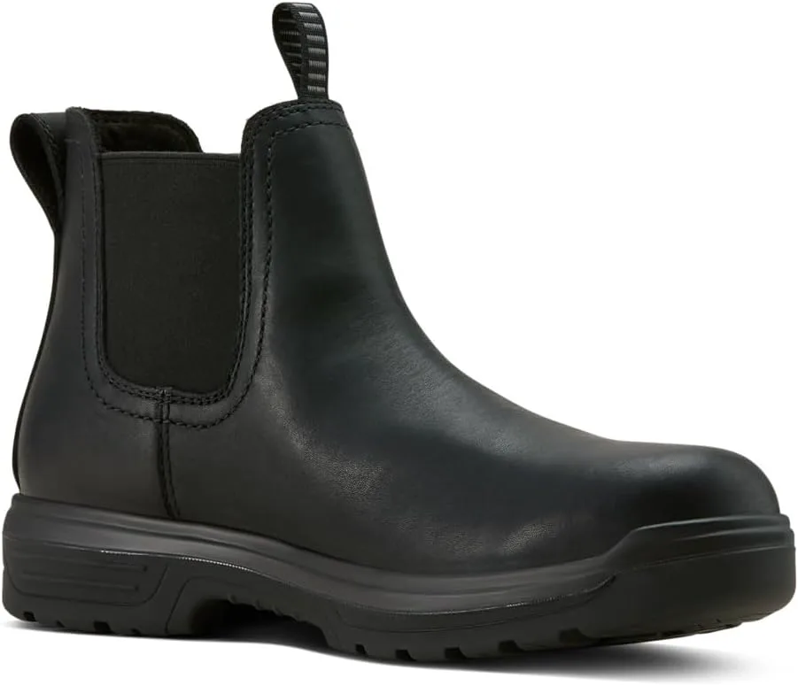 Мужские водонепроницаемые рабочие ботинки Ariat Turbo Chelsea, черный — фото 3