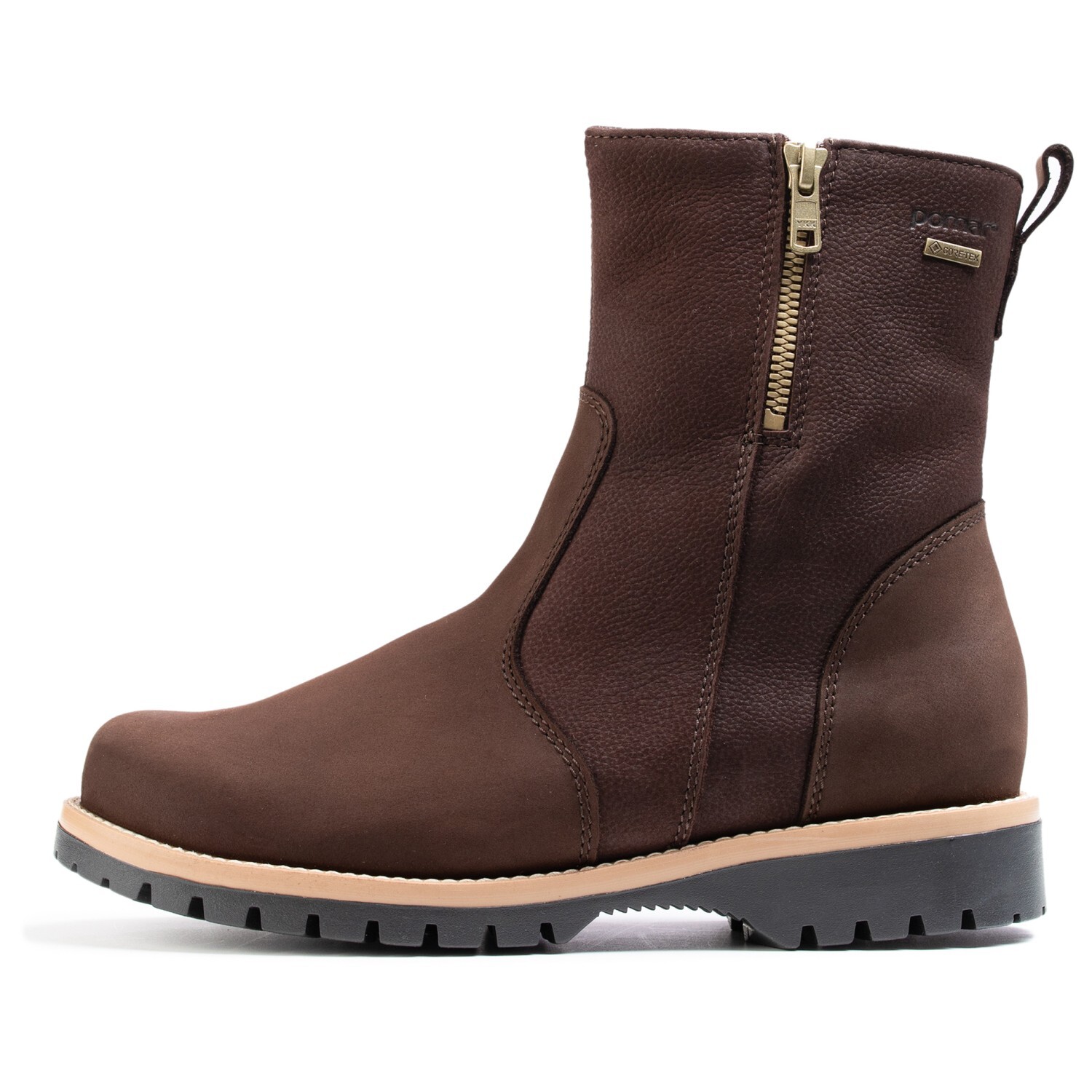 

Зимняя обувь Pomar Tassu GTX Ankle Boot, цвет Bark Rugged Nubuck/Waxy