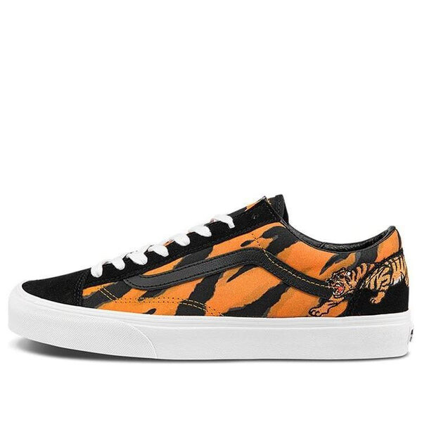 

Кроссовки style 36 low-top sneakers black/orange Vans, черный