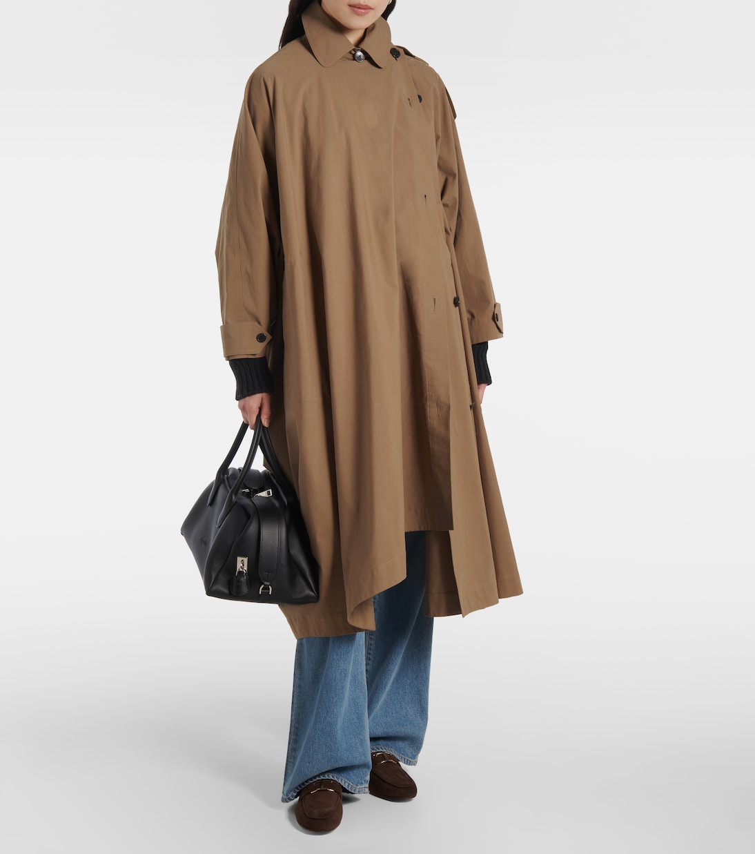 Замшевые лоферы T-класса Tod's, Marrone Africa — фото 3
