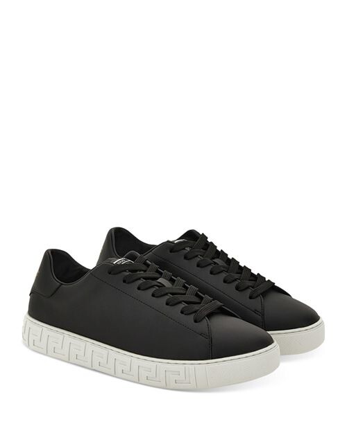 

Мужские кроссовки на шнуровке Versace, цвет Black