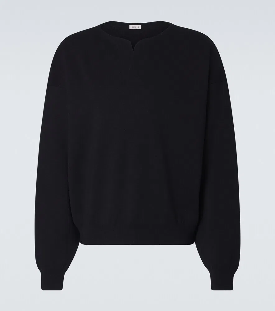 Свитер из натуральной шерсти Fear of God, черный