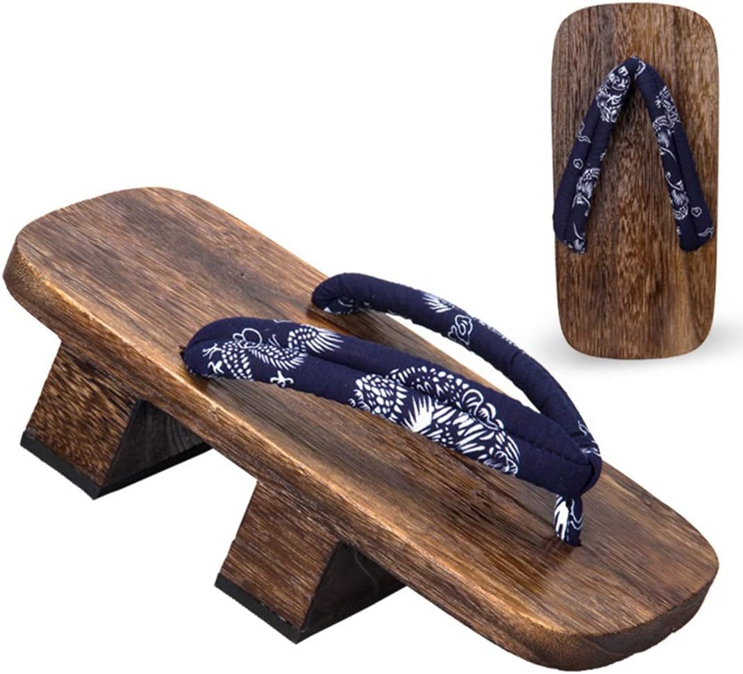 

Японские традиционные сабо Ez-sofei Деревянные сандалии Гета для мужчин, синий