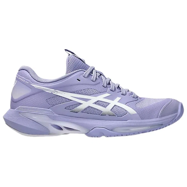 Кроссовки теннисные ASICS Solution Speed FF 4 Blue Bell Floral/White — фото 3