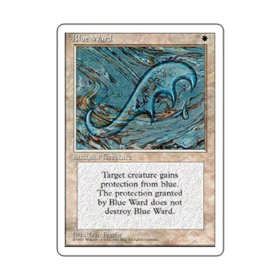 

CCG Синий Уорд (U), MTG - 4th Edition