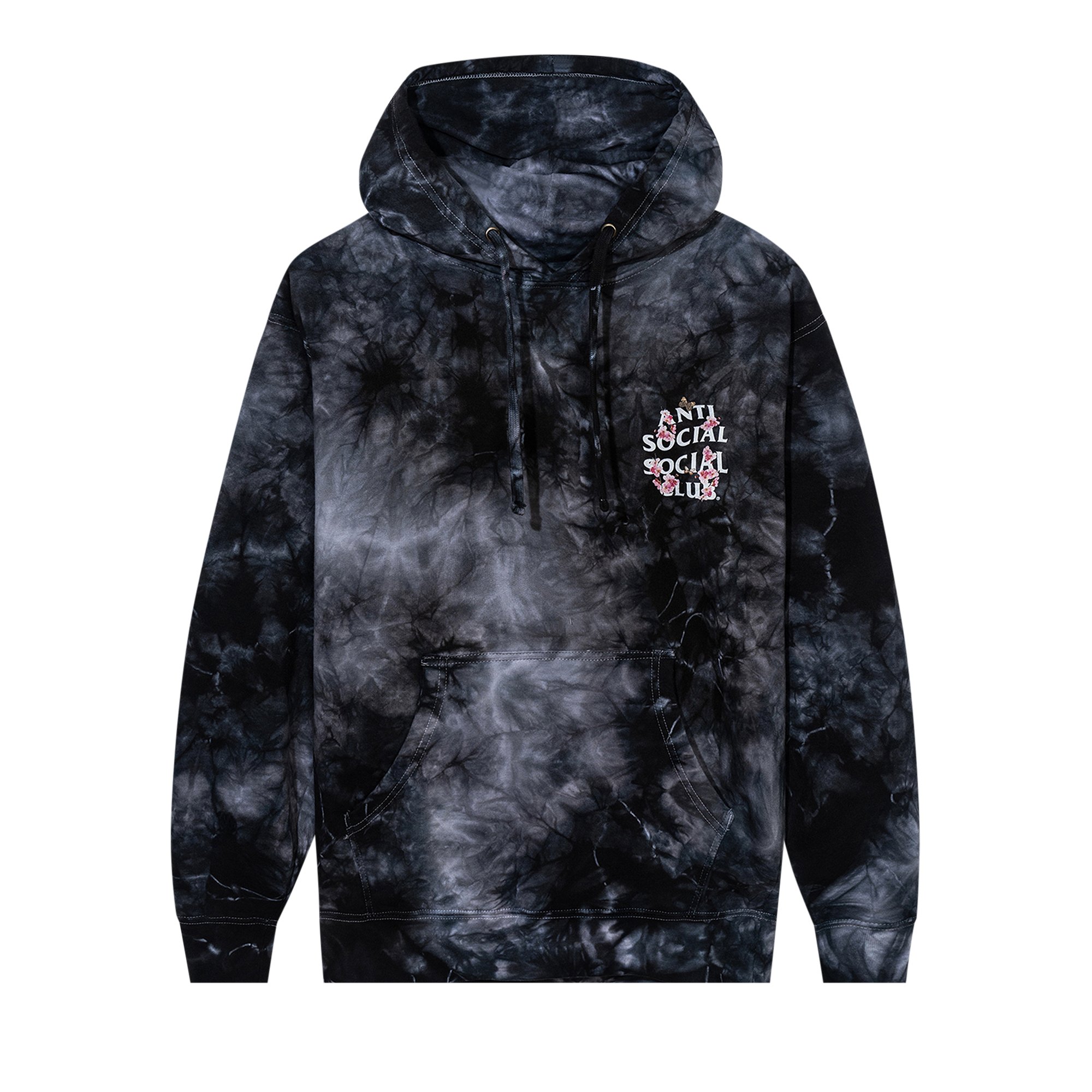 

Толстовка Anti Social Social Club Kkoch Hi-5 Tie Dye, цвет Черный