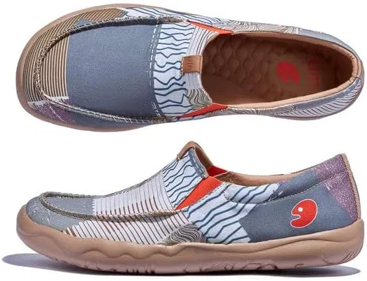 Лоферы мужские UIN Loafers Painted Travel Shoes, The Secret Rainforest 2