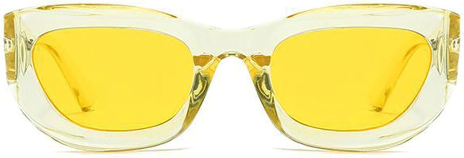 

Солнцезащитные очки Helena Retro Y2K квадратной формы для женщин, модные, с широкими дужками, защита от УФ-излучения UV400, мужские, черные, синие, трендовые, с градиентным переходом цвета, C8