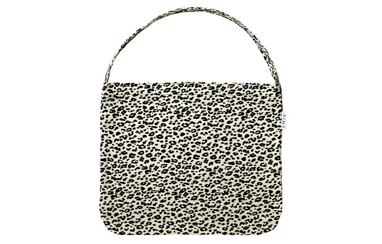 

Кордюровая сумка через плечо унисекс цвета слоновой кости и черного Emis