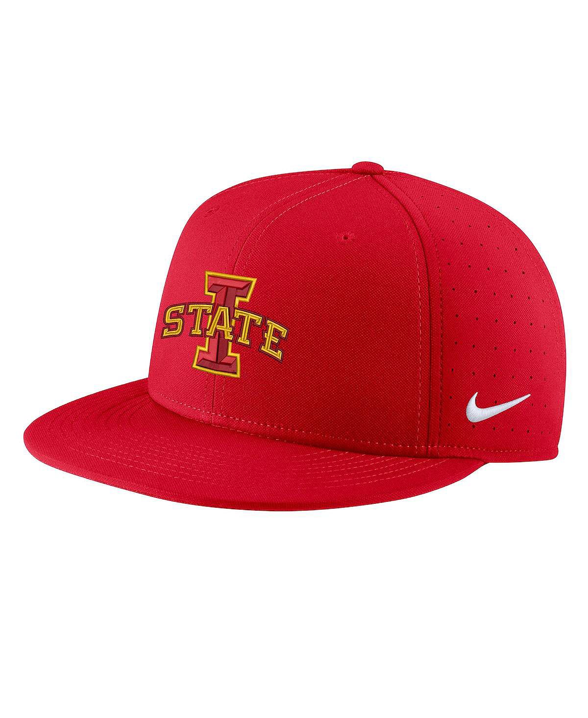 

Мужская приталенная бейсболка Cardinal Iowa State Cyclones Aero True Baseball Performance Nike