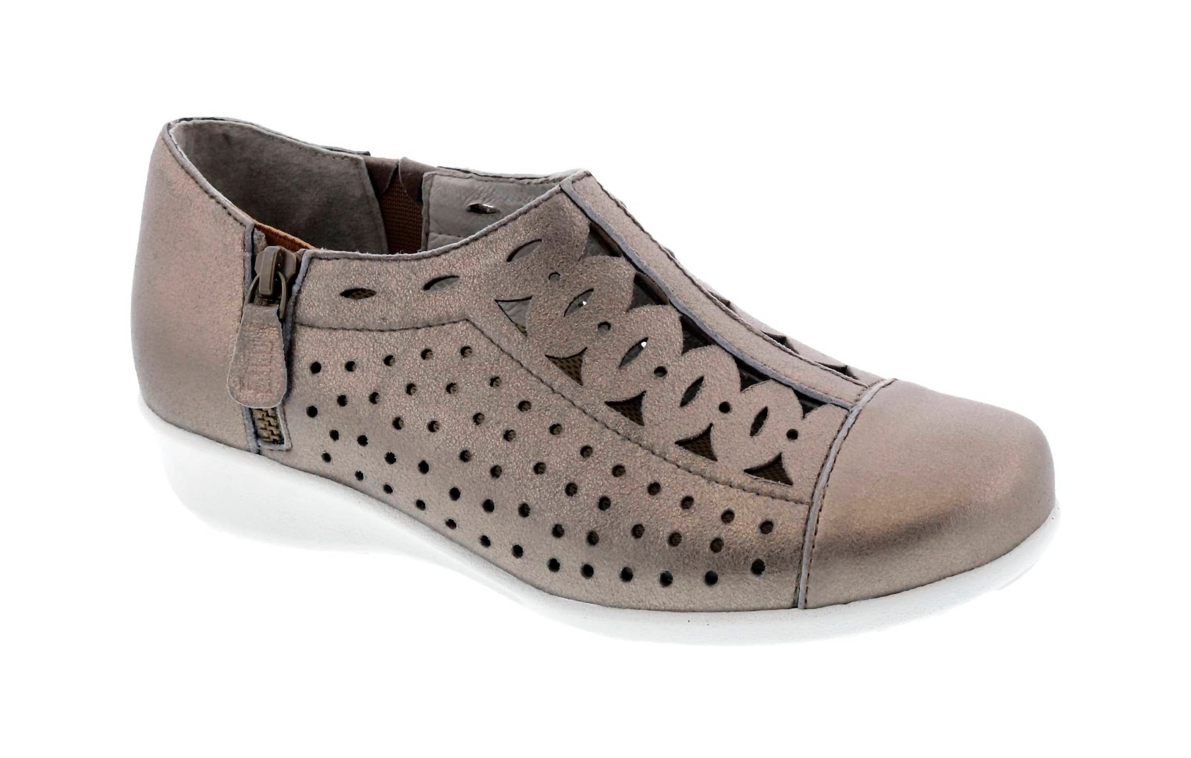 Женские кожаные сандалии Metro Dusty в цвете таупе Drew Shoes, Taupe