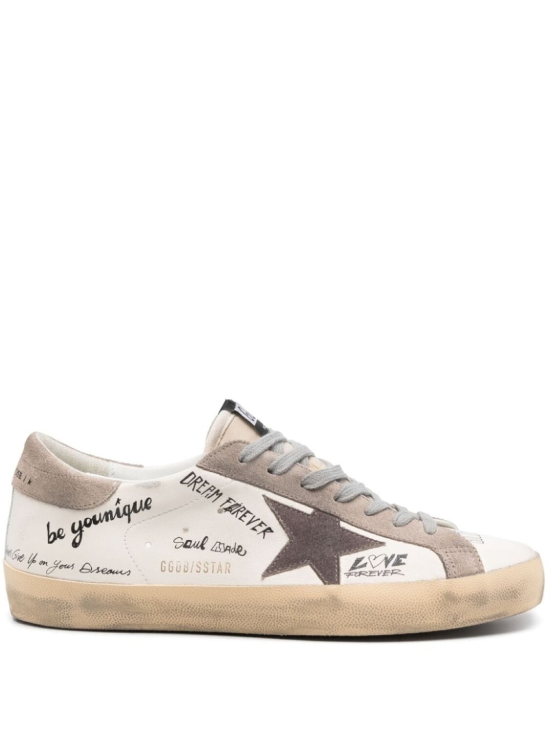 

Golden Goose кеды Super-Star, нейтральный цвет, Серый, Golden Goose кеды Super-Star, нейтральный цвет