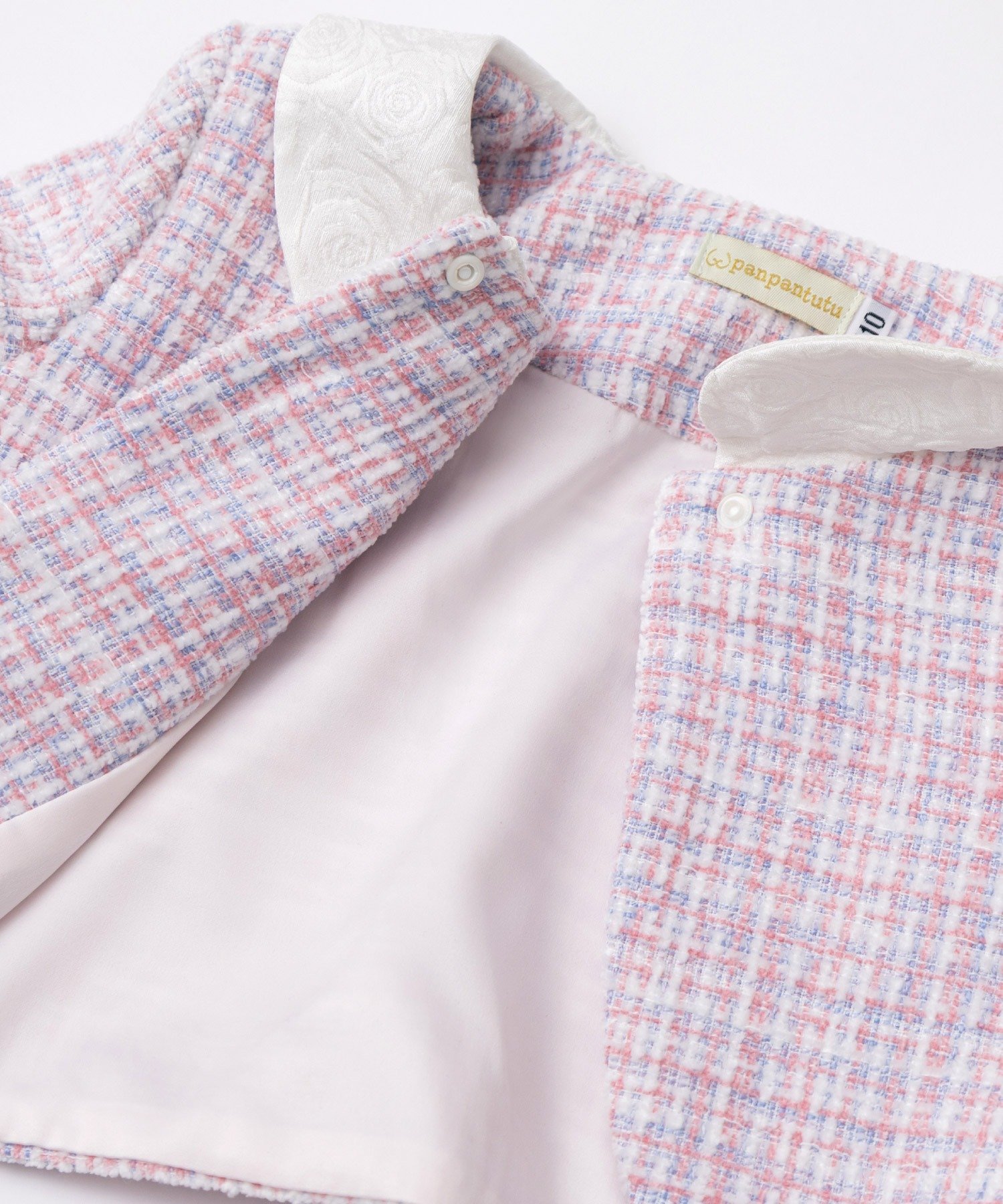 Стильная цветная куртка Panpantutu, Pink tweed