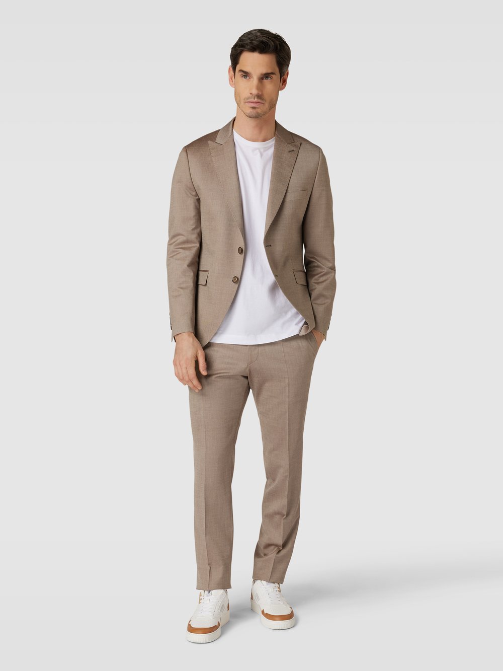 

Пиджак на 2 пуговицах с воротником-лацкан Wilvorst, бежевый