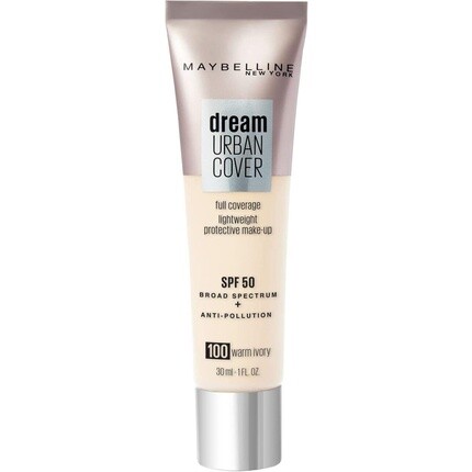 

Maybelline Dream Urban Cover Тональный крем Spf50 30 мл Maybelline New York, Белый, Maybelline Dream Urban Cover Тональный крем Spf50 30 мл Maybelline New York