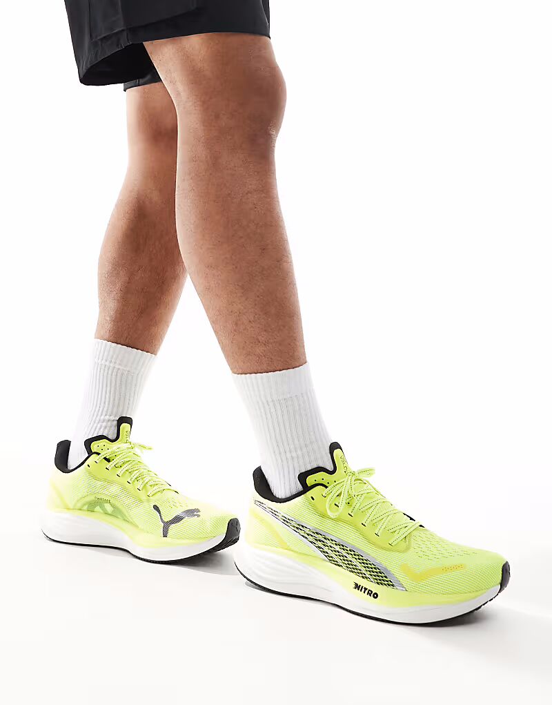 

Кроссовки Puma Velocity Nitro 3 желтого цвета