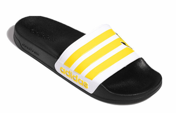 Тапочки pokmon x neo adilette shower waterproof shoe yellow Adidas, желтый — фото 2