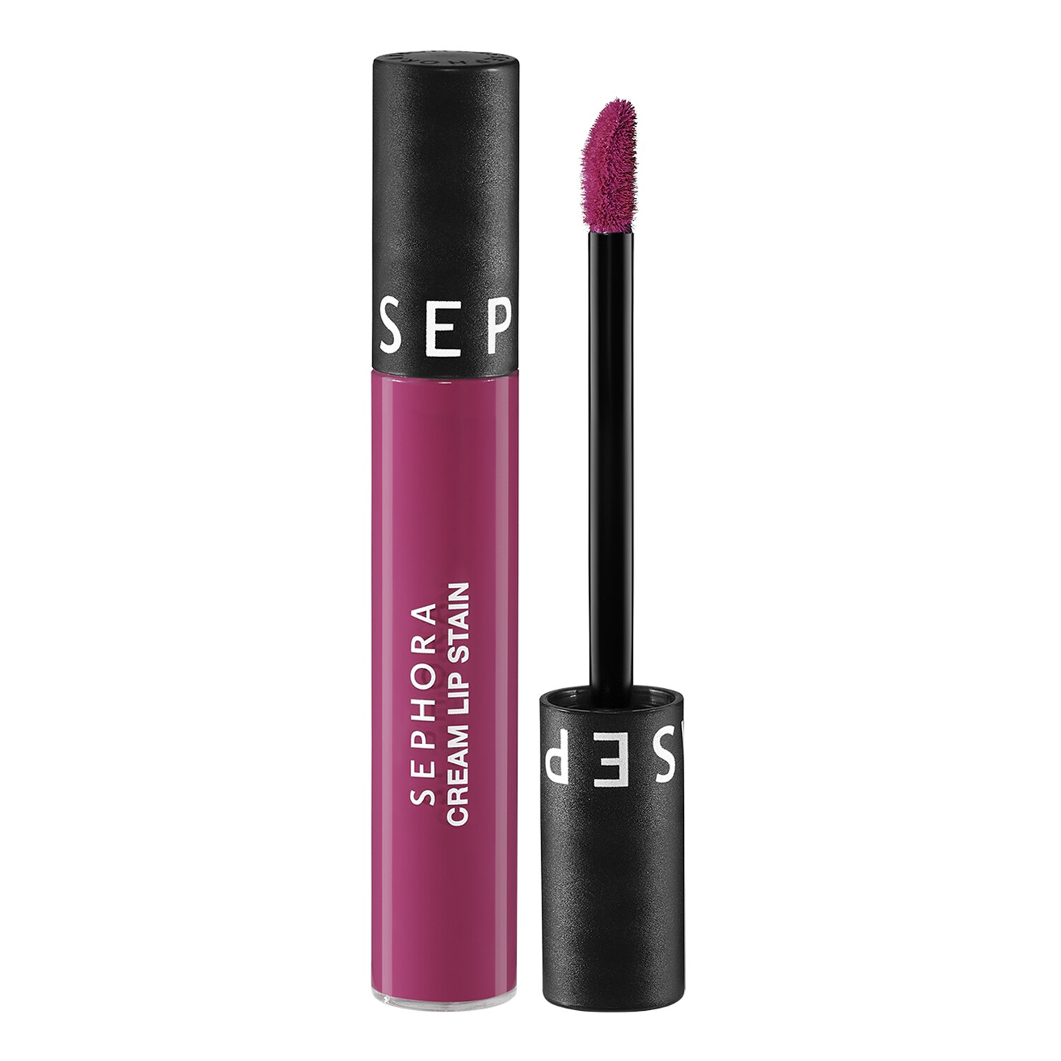 

Жидкая матовая помада Cream Lip Stain - Samtiger kussechter Lippenstift Sephora Collection, 90 Sunrise Pink (5 ml)