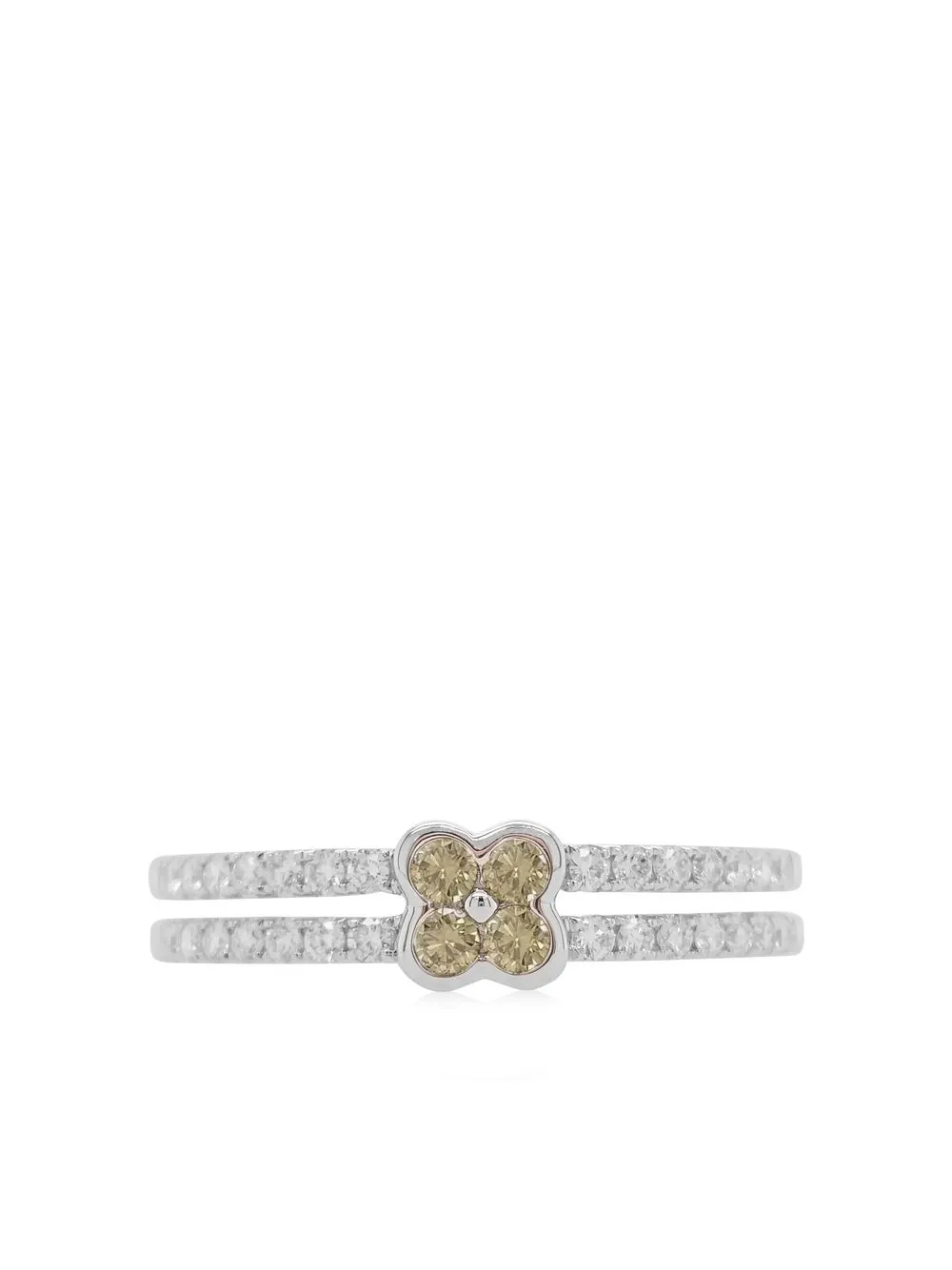

Кольцо из белого золота с бриллиантами HYT Jewelry, серебяный