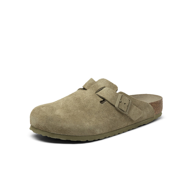 Мюли Birkenstock Boston Soft Footbed Faded Khaki, хаки