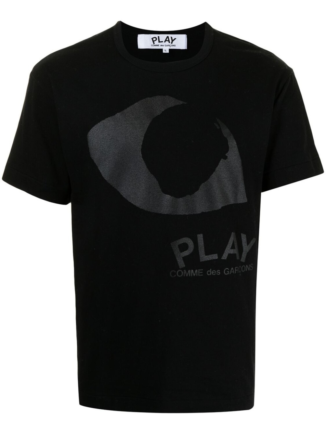 

Футболка с принтом Comme Des Garçons Play, черный