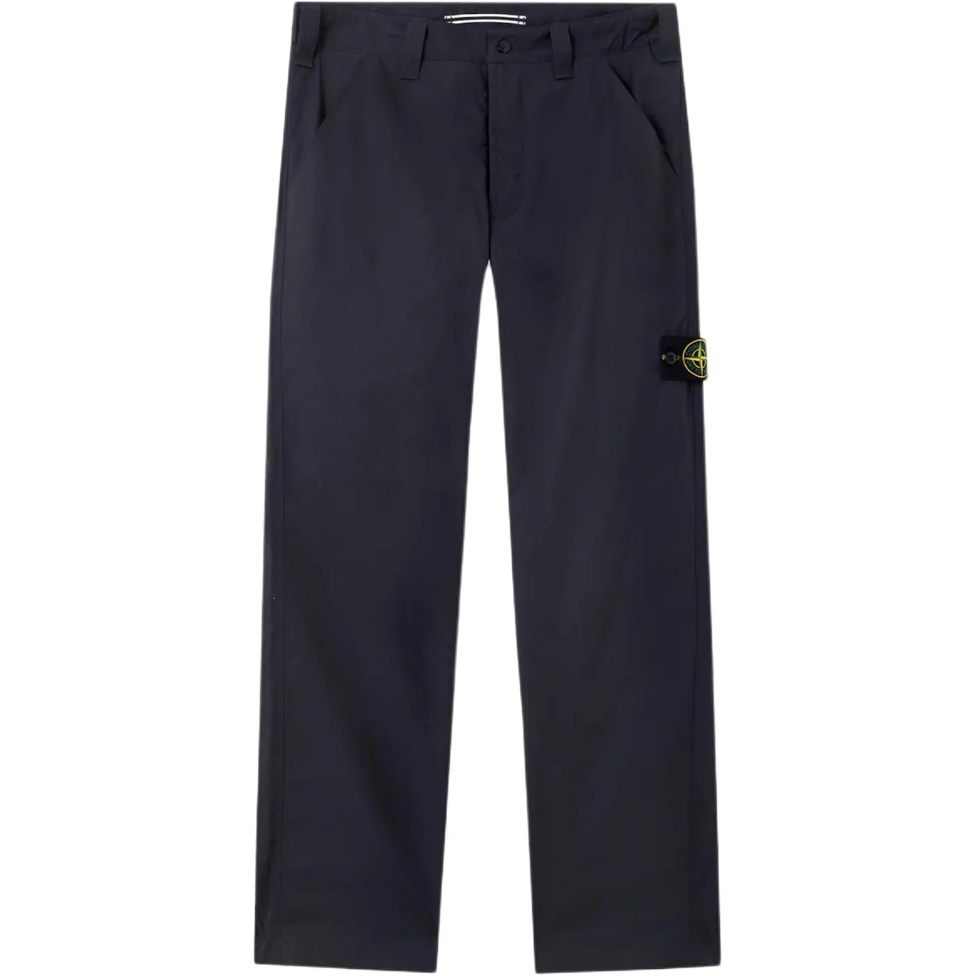 Хлопковые брюки STONE ISLAND, морской синий