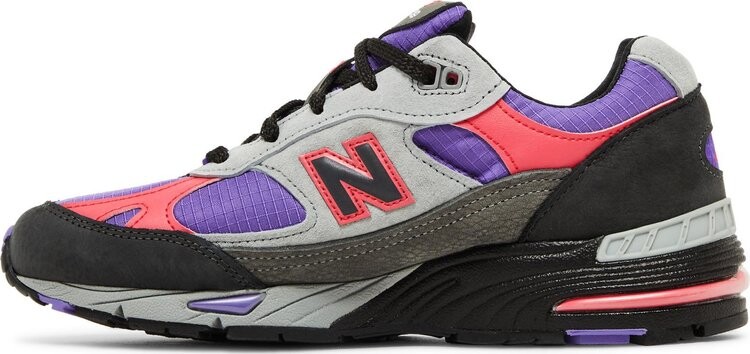 Кроссовки Palace x Wmns 991 Made in England 'Black Ultra Violet', фиолетовый — фото 3