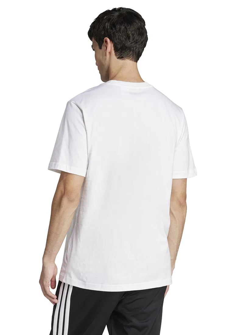Футболка с логотипом, короткий рукав, Logo Graphic Tee Adidas, белый — фото 2