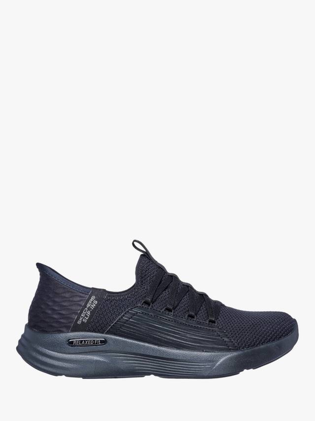 Спортивные балетные кроссовки свободного кроя без застежек для рук Skechers, черный