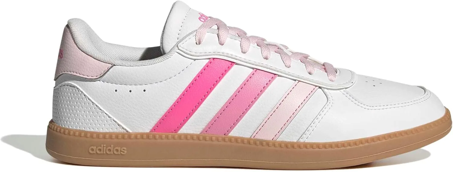 Унисекс кроссовки Adidas Breaknet Sleek, белый/розовый — фото 2